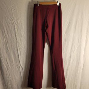 Burgundy Colored Stretchy Material Pants -- ITEM #1456